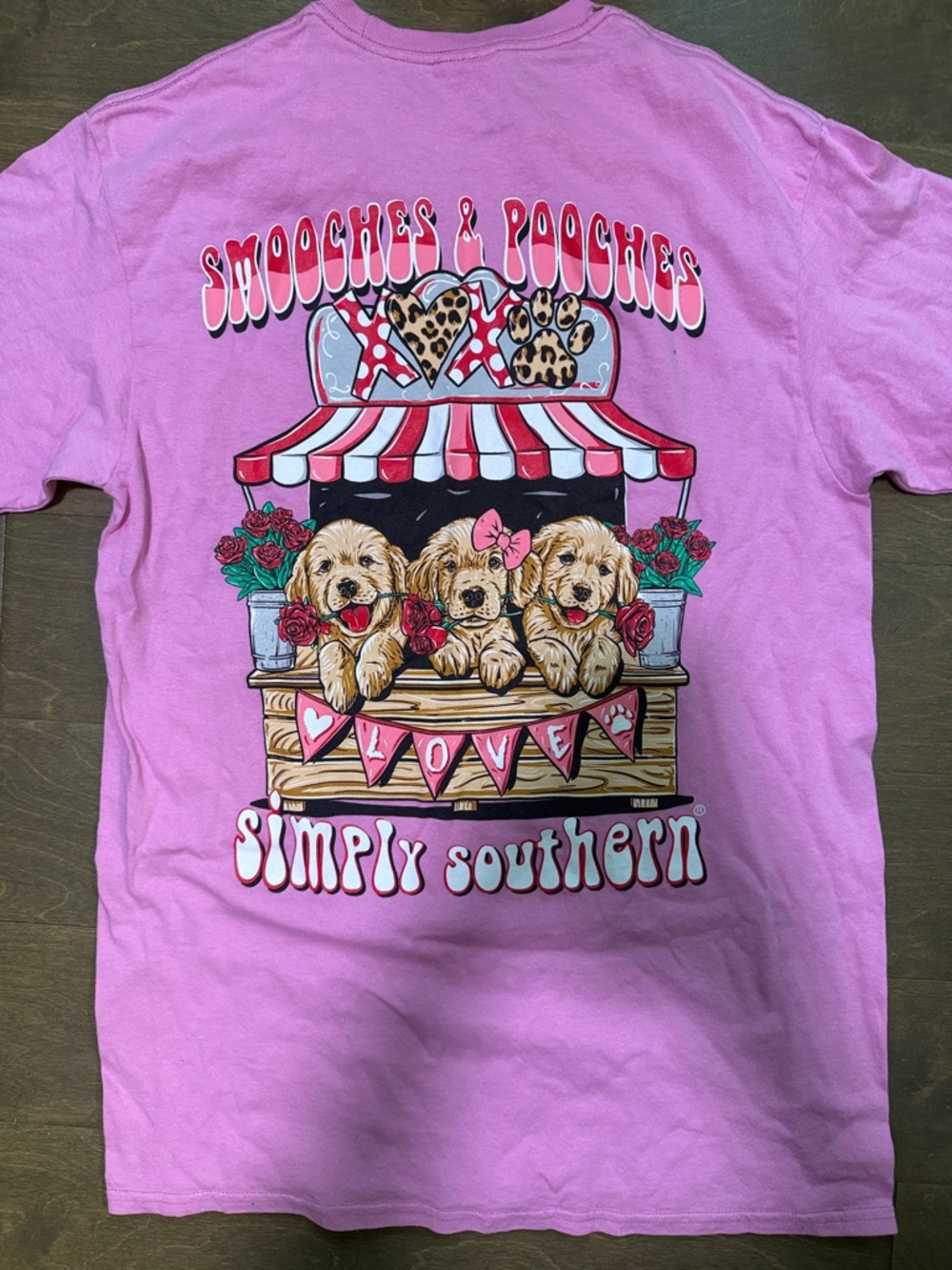 Simply Southern Pink Puppy Market Graphic Tee